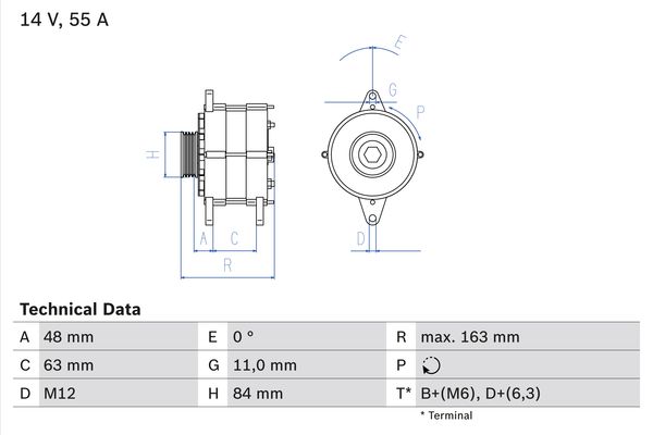0986035760 - Alternator