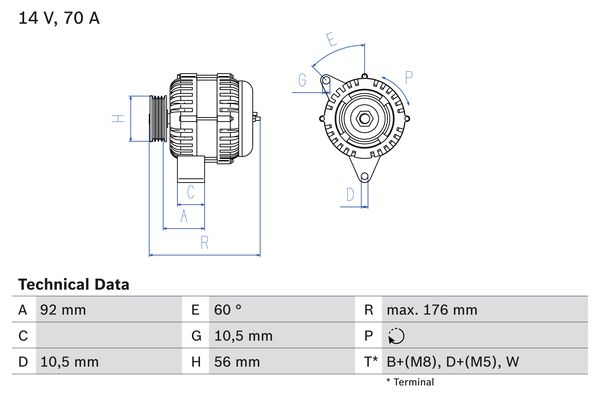 0986036820 - Alternator