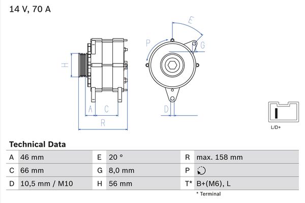 0986036851 - Alternator