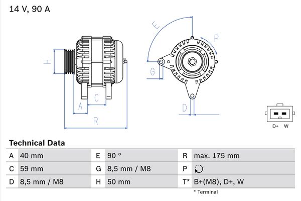 0986038370 - Alternator