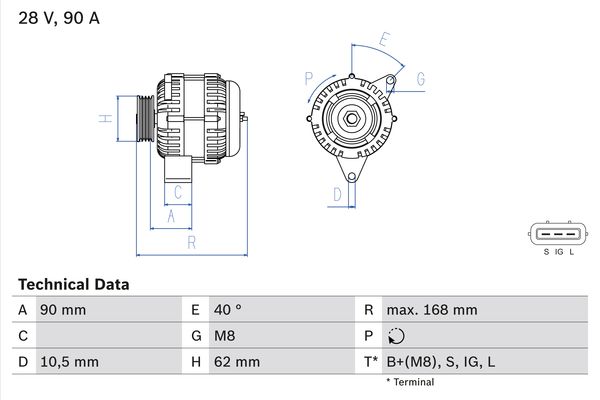 0986045170 - Alternator