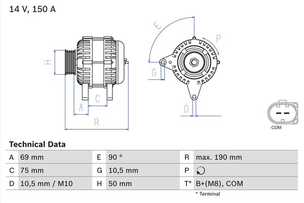 0986046220 - Alternator