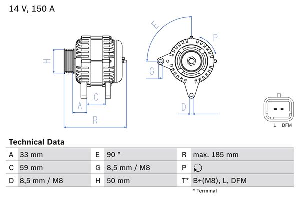 0986046260 - Alternator