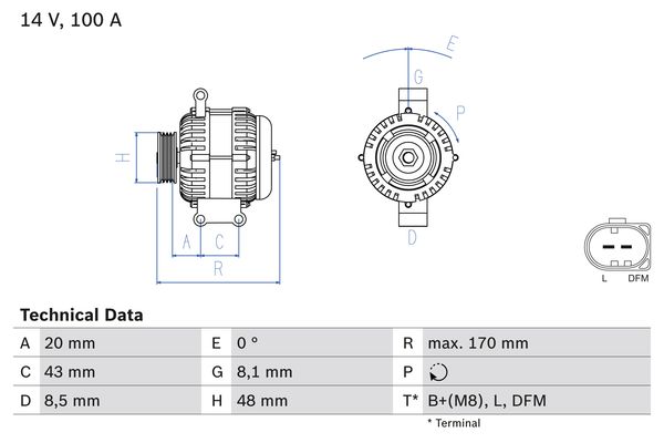0986047220 - Alternator