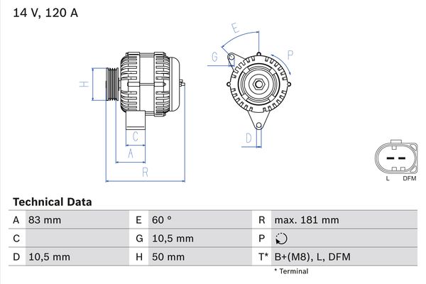 0986047530 - Alternator