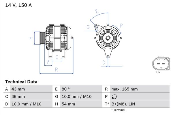 0986047960 - Alternator