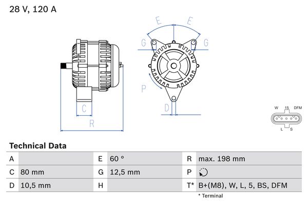 0986049820 - Alternator