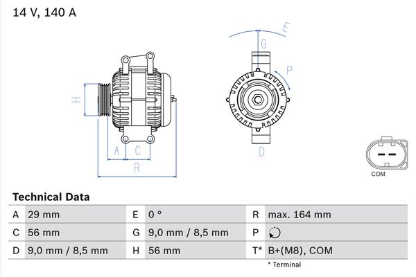 0986081370 - Alternator