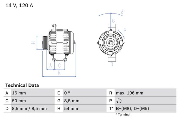 0986083180 - Alternator