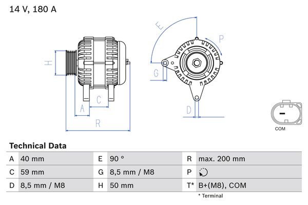 0986083310 - Alternator