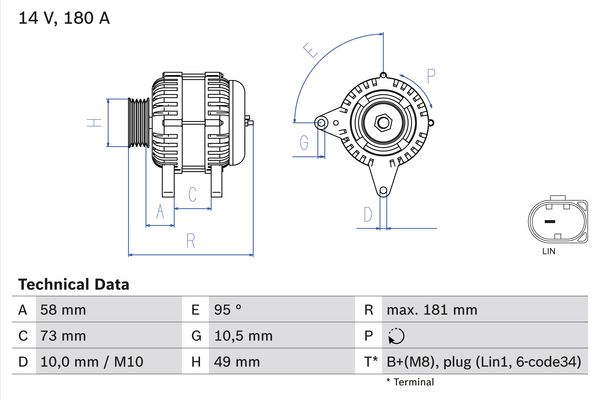 0986084630 - Alternator