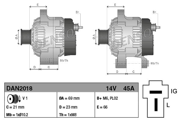 F032110374 - Alternator