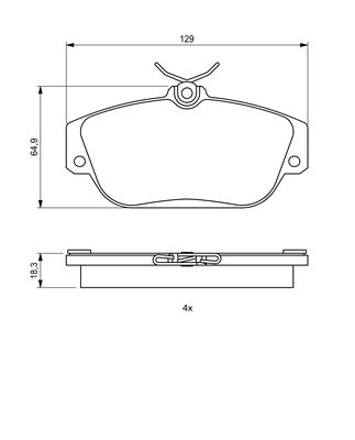 0986424016 - Brake lining - Image 8