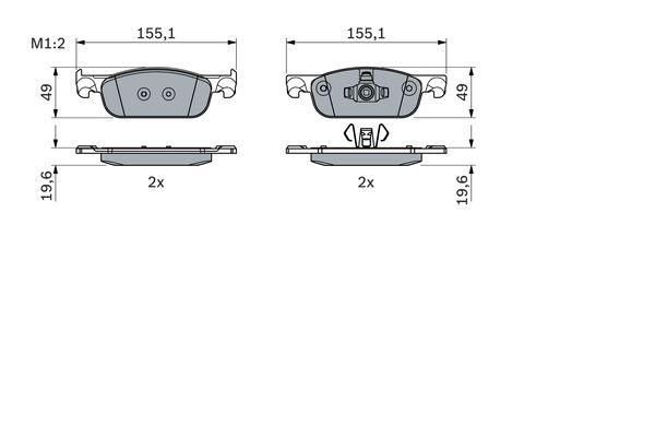0986424021 - Brake lining - Image 5