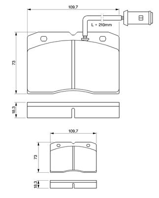 0986424144 - Brake lining - Image 8