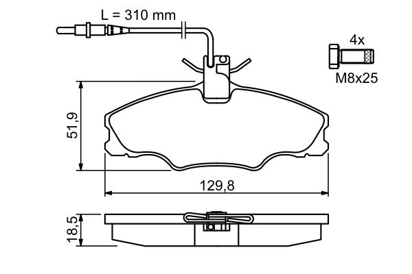 0986424227 - Brake lining - Image 7