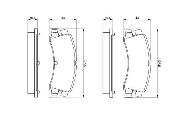 0986424383 - Brake lining - Image 5