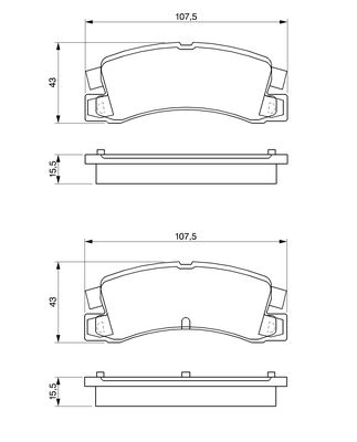 0986424383 - Brake lining - Image 6