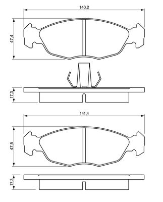 0986424410 - Brake lining - Image 8