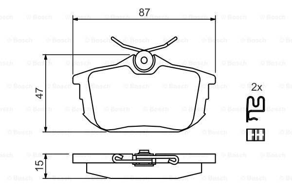 0986424427 - Brake lining - Image 7