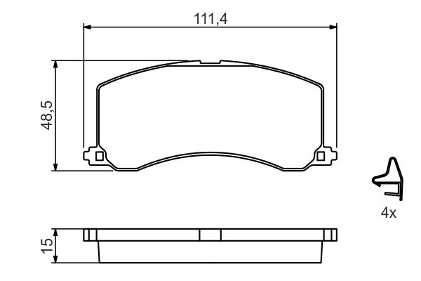 0986424465 - Brake lining - Image 7