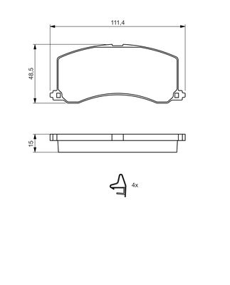 0986424465 - Brake lining - Image 8