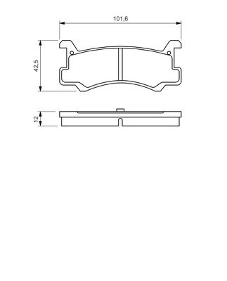 0986460080 - Brake lining - Image 8