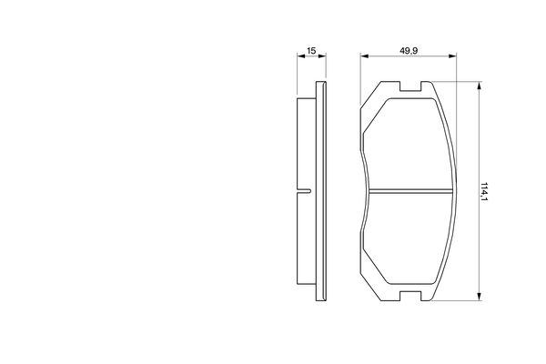0986460980 - Brake lining - Image 7