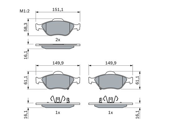 0986494101 - Brake lining - Image 7