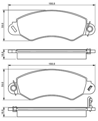 0986494300 - Brake lining - Image 6