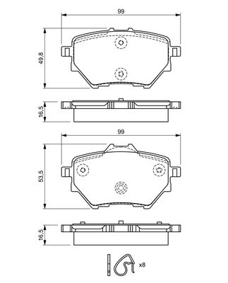 0986494716 - Brake lining - Image 8