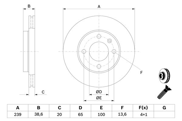 0986478017 - Brake disc - Image 5
