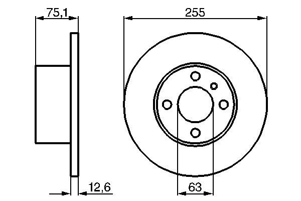 0986478032 - Brake disc - Image 5