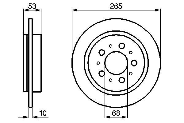 0986478042 - Brake disc - Image 5