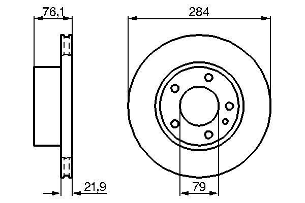 0986478043 - Brake disc - Image 5