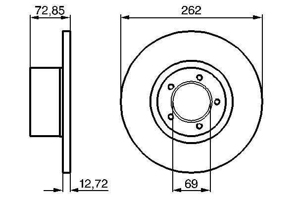 0986478077 - Brake disc