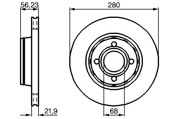 0986478128 - Brake disc - Image 5