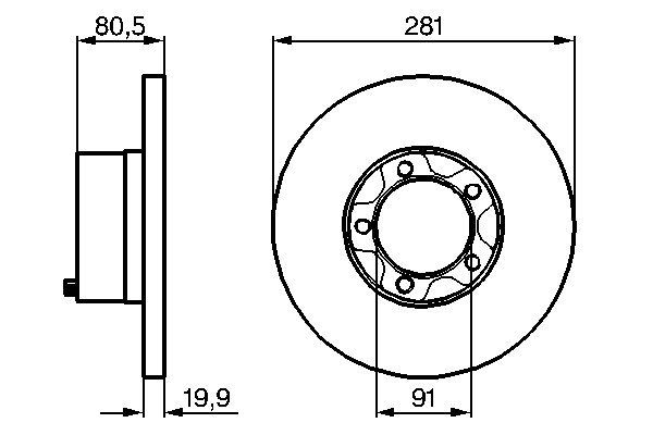 0986478138 - Brake disc - Image 5