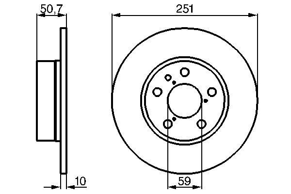 0986478341 - Brake disc - Image 5