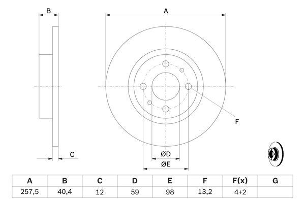 0986478343 - Brake disc - Image 5
