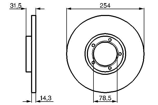0986478345 - Brake disc - Image 5