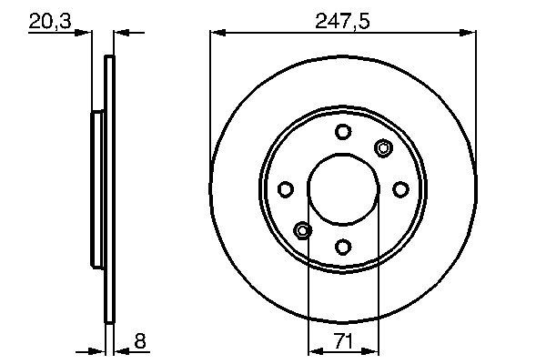 0986478371 - Brake disc - Image 5