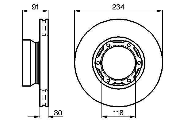 0986478407 - Brake disc - Image 5