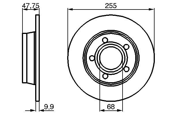 0986478480 - Brake disc - Image 5