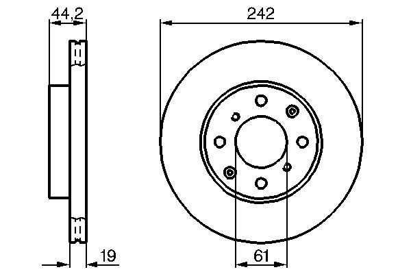0986478503 - Brake disc