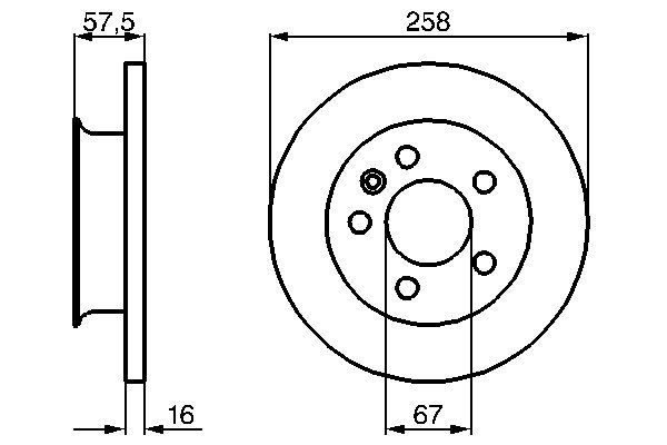 0986478544 - Brake disc