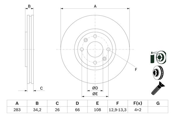0986478979 - Brake disc - Image 5