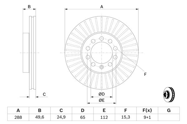 0986479939 - Brake disc - Image 5
