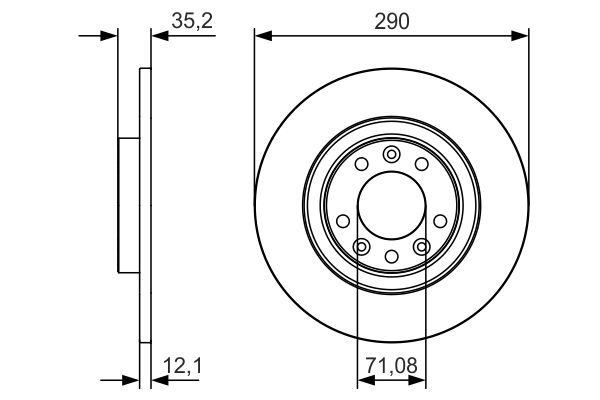 0986479C25 - Brake disc - Image 5