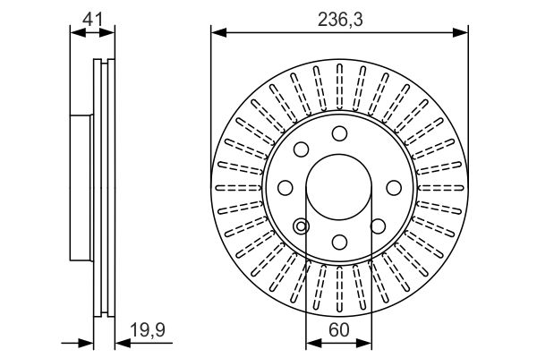0986479S98 - Brake disc - Image 5